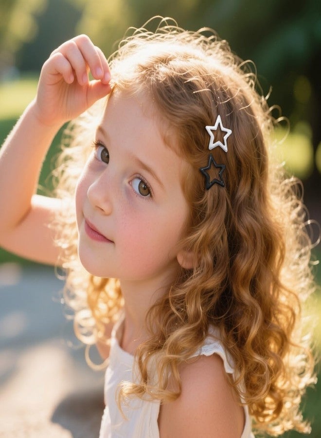 ايلان مجموعة إيلان من 64 قطعة من مشابك الشعر الصغيرة على شكل نجمة للنساء والفتيات، مشابك شعر لطيفة للنساء، إكسسوارات للشعر الناعم والخفيف (ألوان متنوعة) - Image 4